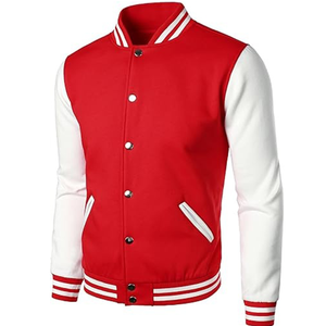 เสื้อแจ็คเก็ตเบสบอลแบบสั่งทำพิเศษสำหรับผู้ชาย รุ่น Voristy - Product Image 3