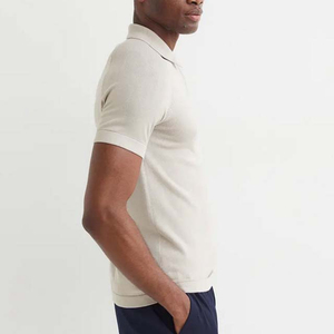 Polo classique pour homme, manches courtes, décontracté, mélange de coton, confortable, à porter au quotidien - Product Image 2