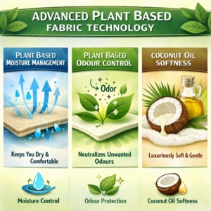 ผ้าขนหนูอาบน้ำใยไผ่ออร์แกนิคเนื้อนุ่มพิเศษ เป็นมิตรต่อสิ่งแวดล้อม ดีไซน์ทอพรีเมียม 400 GSM ซึมซับน้ำได้ดี แห้งเร็ว ทนทาน ใช้ได้ทุกฤดู - Product Image 5