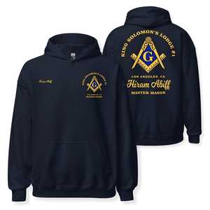 เสื้อฮู้ดฟรีเมสัน Masonic Regalia แบบสั่งทำพิเศษ ไซส์ใหญ่ กันน้ำ ไม่หดตัว ผ้าฝ้าย 100% เสื้อฮู้ดฤดูหนาวพร้อมลายพิมพ์ตามสั่ง - Product Image 1