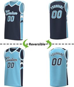 Camiseta de Baloncesto Reversible Personalizada para Hombre/Juvenil - Uniforme de Equipo con Impresión Personalizada, Nombre del Equipo, Número y Logotipo Impresos - Product Image 2