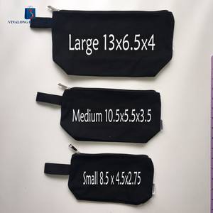 OEM Factory Custom Canvas Cosmetic Bag Zipper Pouch Durable Travel Toiletry Storage Solution - Product Image 6