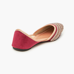 New Product 2026 Customized Punjabi Woman Khussa <b>Jutti</b> Handmade Wholesale Price Woman Flat Shoes Direct Supply From Pakistan - Product Image 2