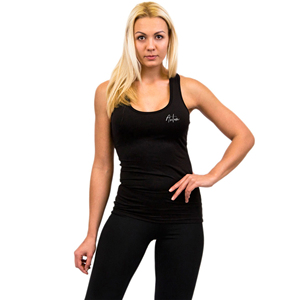 Ribbed Tank <b>Top</b> Sleeveless Scoop Neck Fitted Knit Yoga Active Wear Breathable Stretch Custom Oem Wholesale Manufacturer - Product Image 4