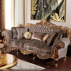 Sofá Seccional en Forma de L de Madera Real, Diseño Tradicional, Duradero y Ecológico para Sala de Estar, en Oferta - Product Image 2