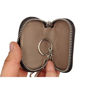 Custom Logo Genuine Leather Universal Promotional Gift <b>Car</b> Brand Keys Holder Bag case with <b>Hook</b> for All Brands Premium Designer - Product Image 2