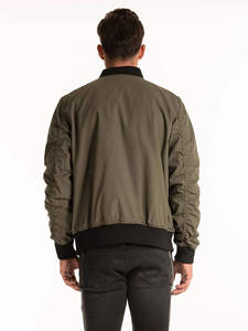 Chaqueta Bomber Unisex Ligera para Invierno, Cortavientos, Impermeable, con Cuello Alto, 100% Nailon - Product Image 5