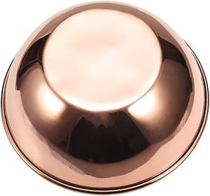 Bol mélangeur en cuivre, métal poli, design moderne, passe au lave-vaisselle, pour servir les aliments, usage domestique, bol à riz en cuivre, bol à curry en cuivre - Product Image 2