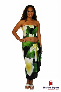 Luxury Custom Tahitian Pareo <b>Beach</b> Sarong Tropical Wrap Fiji Bora Bora OEM ODM Customized Manufacturing Service Provider - Product Image 4