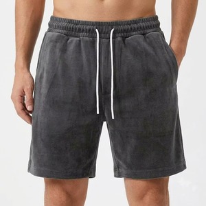 Pantalones Cortos Casuales de Cintura Media 100% Poliéster para Entrenamiento de Verano, Boxeo, Muay Thai, Lucha, con Cierre Elástico y Diseño Sólido - Product Image 4