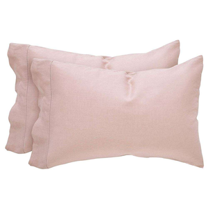 Bedding Linen Sheet Set 4pcs with <b>Pillow</b> Cases 1 Flat Sheet 1 Fitted Sheet 2 <b>Pillow</b> Cases - Product Image 2