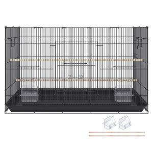Gabbia per Uccelli in Metallo da 30 Pollici per Allevamento, Adatta per Pappagalli, Cacatua, Parrocchetti, Agaporni, Canarini, Gabbia Rollin per Uccelli Domestici - Product Image 6