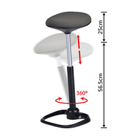 Chaise pivotante ergonomique, tabouret actif à bascule pour se lever et s'asseoir