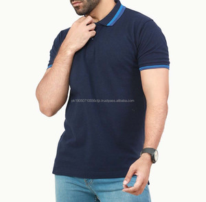 Nouveau design de mode polo blanc t-shirt polo à manches courtes polo de tennis de golf - Product Image 3