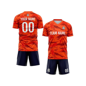 Uniforme de Fútbol Personalizado para Equipos, Conjunto de Camiseta y Pantalones Cortos, Fabricante OEM ODM, Ropa Deportiva Transpirable con Gestión de Humedad - Product Image 4
