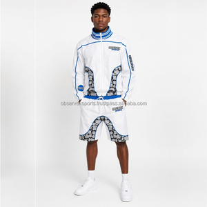 Windbreaker <b>Set</b> High Quality Custom Unisex 3M Reflective Vintage Autumn <b>Men</b> Outerwear <b>Sets</b> Top and Shorts <b>Sets</b> - Product Image 1