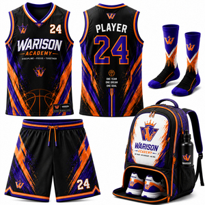 Professional Basketball Jersey And Shorts Set Teamwear Sublimation Printing Customized Basketball Uniform Set - Product Image 4