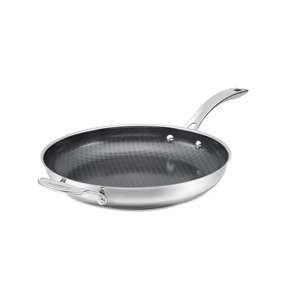 Sartén Redonda de Acero Inoxidable con Revestimiento Cerámico Antiadherente, Apta para Inducción y Lavavajillas - Product Image 5