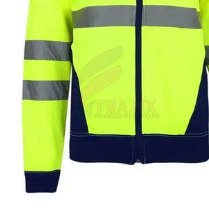 Chaqueta de seguridad de alta visibilidad, ligera y reflectante para trabajo al aire libre y protección en el lugar de trabajo. - Product Image 6