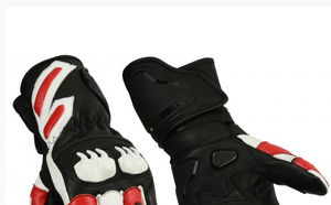 Gants de moto touring personnalisés avec protection contre les chocs, panneaux en maille respirante, sangle de poignet sécurisée et performance d'adhérence améliorée - Product Image 2