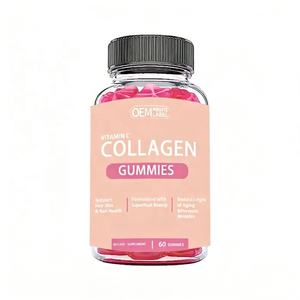 Gomas de biotina y colágeno Ayuda a que el cabello y las uñas crezcan Blanqueamiento DE LA PIEL Vitamina C y E gomosas - Product Image 1