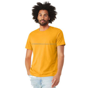 Camiseta de Cuello Redondo 100% Algodón para Hombre, Camiseta de Algodón Peinado, Personalizable, Unisex, Mezcla Triple - Product Image 1