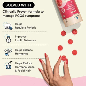 Gummies Myo-Inositol ธรรมชาติสำหรับการสนับสนุนฮอร์โมนและการจัดการอารมณ์สำหรับผู้ใหญ่ที่มี PCOS และความสม่ำเสมอของประจำเดือน - Product Image 6