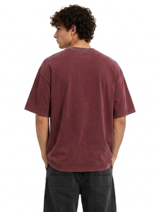 Front Artwork T-<b>Shirt</b> Men’s Relaxed Fit Cotton Tee Distressed Style Graphic men's <b>shirts</b> Vintage Rose Trendy Streetwear Appeal - Product Image 2