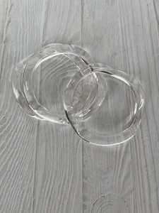 Juego de Posavasos de Resina Epoxi con Forma Irregular Artística, Transparentes, Color Verde Azulado y Marrón, Decoración para el Hogar, Técnica de Fundición - Product Image 2