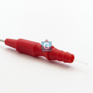 Tube en acier inoxydable Zoellner de couleur rouge, matériau non magnétique, instrument chirurgical d'aspiration ORL - Product Image 6