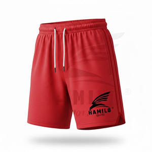 Breathable High Quality <b>Elastic</b> Waist Solid Men Shorts Lightweight Quick Dry Wholesale Casual Wear - Product Image 2