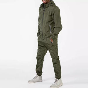 Conjunto Deportivo al por Mayor, Conjuntos de Joggers, Ropa de Entrenamiento, Uniforme Escolar, Ropa Deportiva, Chaqueta Cortavientos de Invierno con Estampado para Hombre, Tejido - Product Image 3