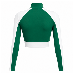 Iota Phi Lambda Women's Color Block Workout Set Turtleneck Crop Top <b>Loose</b> Fit Drawstring <b>Pants</b> Sorority Sports Tracksuit - Product Image 3