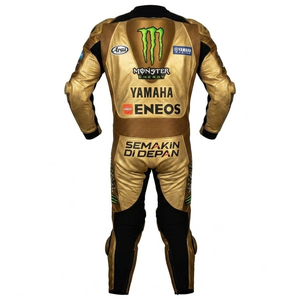 Traje de Carreras de Motociclismo de Una Pieza Maverick Vinales MotoCP Ramaha, Traje Profesional con Armadura de Nivel 2 CE - Product Image 2