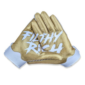 American Football Gloves Breathable Custom Logo Color High Grip <b>Sticky</b> Palm Unisex Training Game Performance Outdoor Sports - Product Image 1