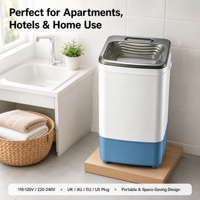 7KG Custom Logo 10KG Single Tub Top Loading Semi Automatic Washing Machine for Household Daily Use