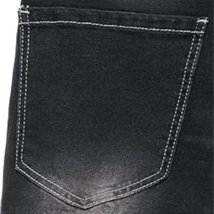 Shorts en jean bleu clair pour hommes, décontractés, mi-longs, avec ceinture élastique, pour l'été, pour l'extérieur, à la mode, avec poches - Product Image 4