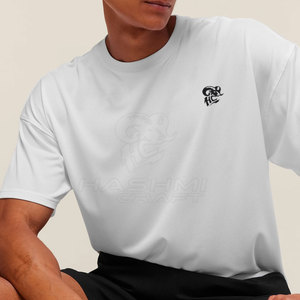 T-shirts amples pour hommes, style moderne, coutures durables, tissu premium, coupe ample, vêtements décontractés pour le fitness - Product Image 4