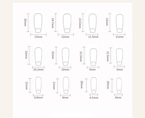 24 Uñas Postizas Largas Estilo Ins con Brillo <span class=keywords><strong>Nude</strong></span>, Hechas de Material ABS Duradero para Aplicación en Dedos - Product Image 6