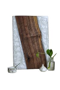 Planche à découper époxy en résine de bois d'olivier fait à la main de qualité supérieure taille personnalisée, bloc à découper de cuisine en bois naturel coloré au meilleur prix - Product Image 3