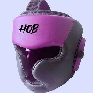 Hob หมวกกันน็อคสำหรับผู้ใหญ่, หมวกป้องกันหัวสำหรับชกมวยทำจากหนัง PU ใส่ได้ทั้งชายและหญิง - Product Image 5