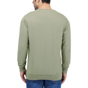 Cheap Mens High Quality Male Solid Sweat Shirt With Crew Neck Custom Made Men Cotton Plain <b>Sweatshirt</b> With Long Sleeve - Product Image 5