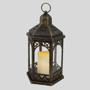 High Living <b>Copper</b> Antique Finished Home Decorative Metal & Glass Metal Candle <b>Lanterns</b> for Outdoor & Home Decor Customized - Product Image 6