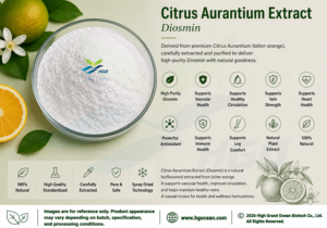 HGO Factory Direct Supply Extrait naturel pur de Citrus Aurantium (qualité alimentaire) Spécification Diosmin 90% (extrait standardisé) - Product Image 2