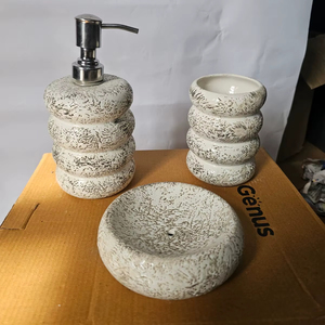Eco Friendly Reusable Soap Dispenser Ceramic 500ml for Hand Wash <b>Dish</b> <b>Liquid</b> Lotion Sustainable Bathroom Accessory - Product Image 1