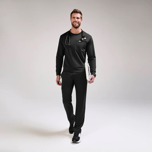 Personalizado Unisex de manga larga O-cuello a prueba de polvo antiestático Scrub uniformes enfermera Hospital uniformes médicos conjuntos - Product Image 1