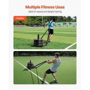 Slitta in Acciaio per Allenamento con Pesi, Esercizio Atletico, Miglioramento della Velocità, Attrezzatura per Fitness, Accessorio per Allenamento - Product Image 2