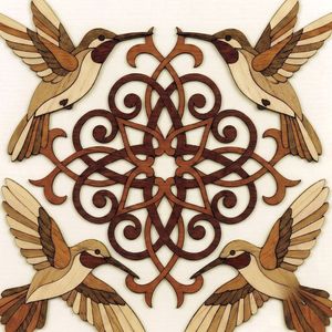 Premium Natural Wood Veneer Art Frame | Modern Decorative <b>Wall</b> Frame | Handcrafted Home & Office Decor - Product Image 2