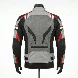 Hot Selling Unisex Leather Motorcycle <b>Racing</b> <b>Jacket</b> Breathable Summer with Embroidery Printed Techniques for Riding & Sports - Product Image 2