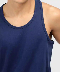 เสื้อกล้ามผู้ชายแบบลำลองผ้าถักทอระบายอากาศได้ดีปรับแต่งฉลากได้ - Product Image 6
